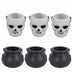 Mini Plastic Witch Cauldrons – Halloween Candy Holders & Party Decorations