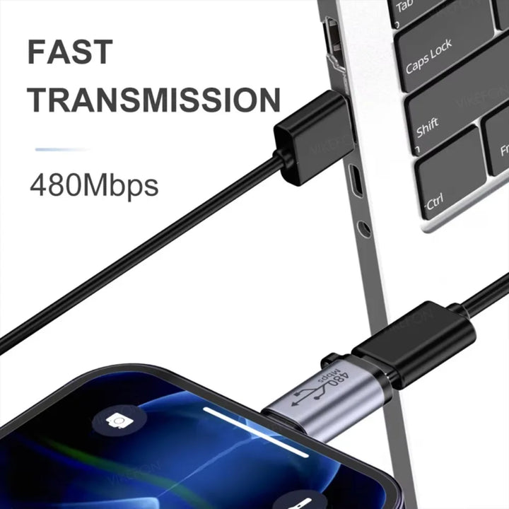 Type C Adapter USB C To Micro To Mini USB Female Converters For iPhone 14 13 Xiaomi Samsung For Lightning Male Charger Adapter