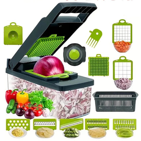 16-in-1 Vegetable Chopper & Slicer for Kitchen Essentials